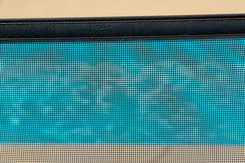 Close-up of Mesh Material and Locking Mechanism