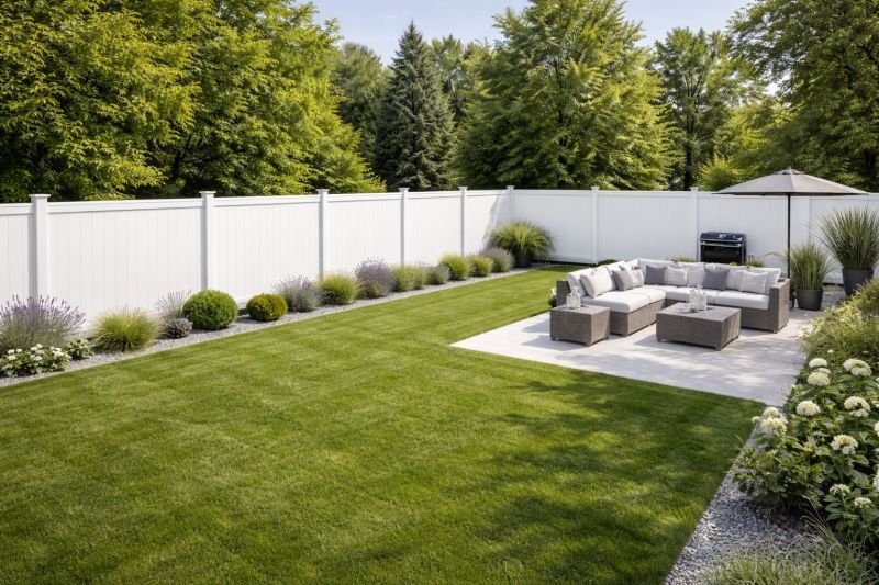 White Pvc Fence Installation in Grand Rapids, MI