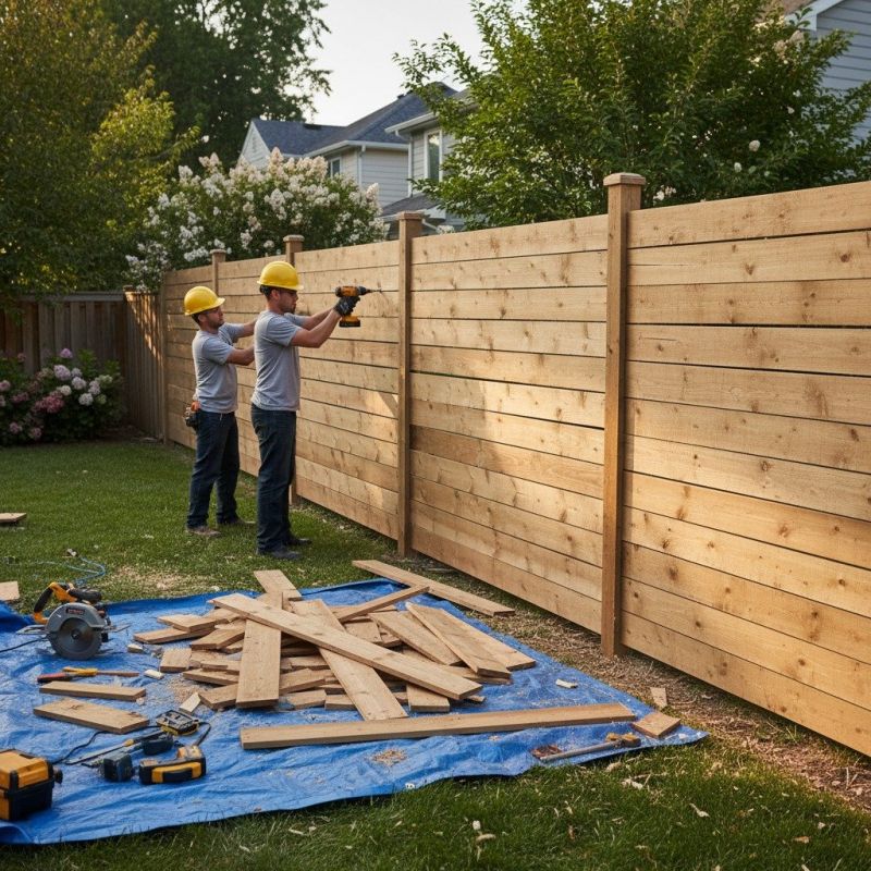 Local Fence Repair Service pros at work
